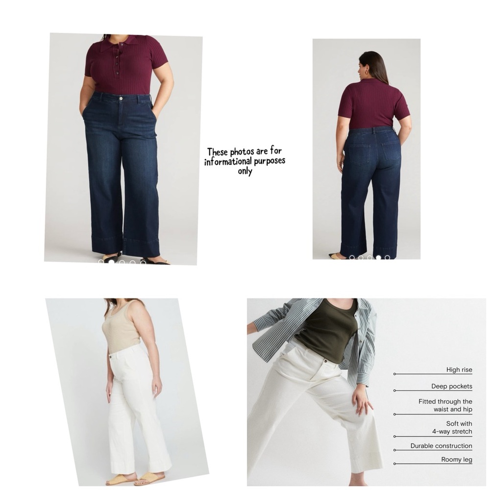 Universal Standard Carol High Rise High Stretch Jeans NWOT